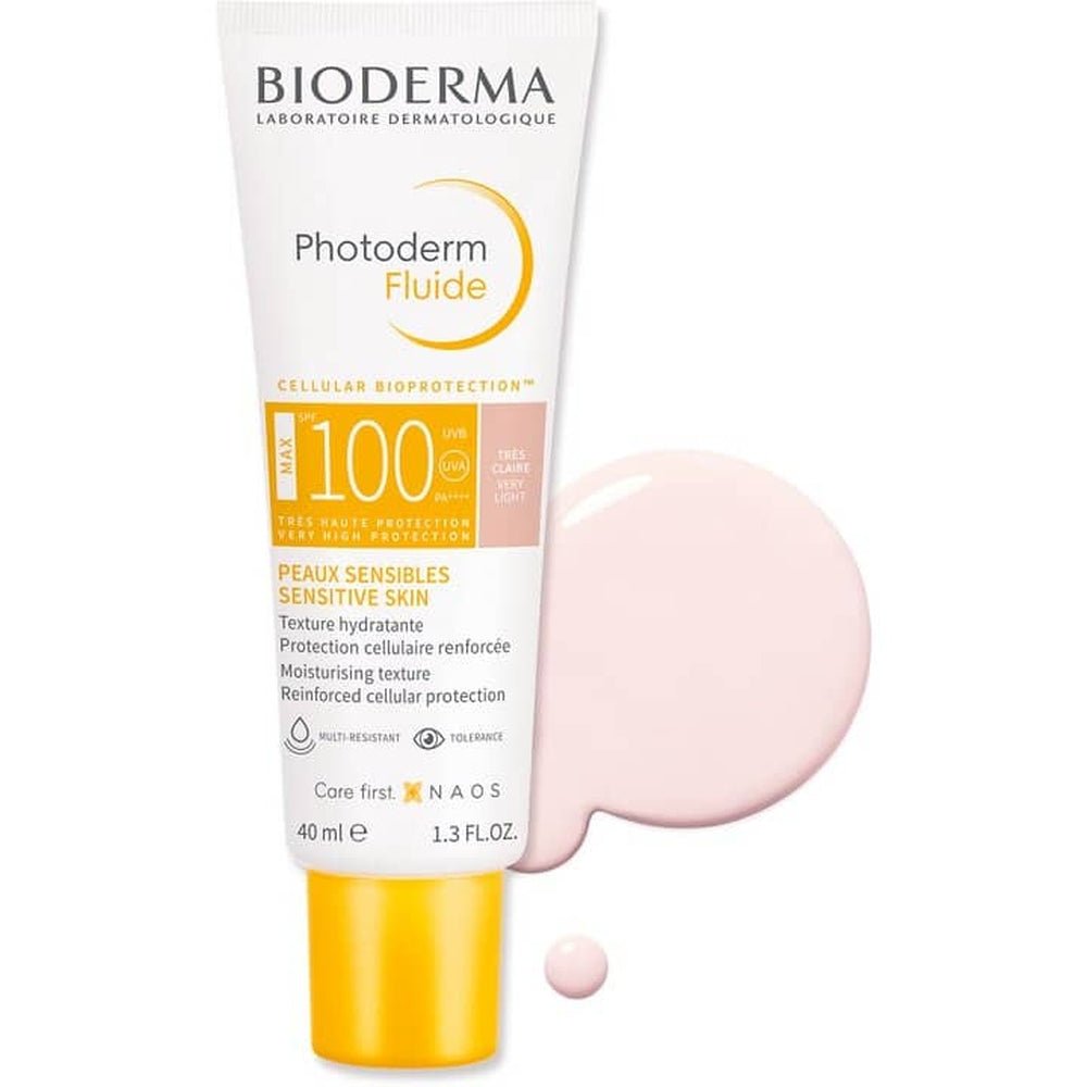 Bioderma Photoderm Fluide MAX SPF100 Very Light tint 40ml - Beauty Tribe