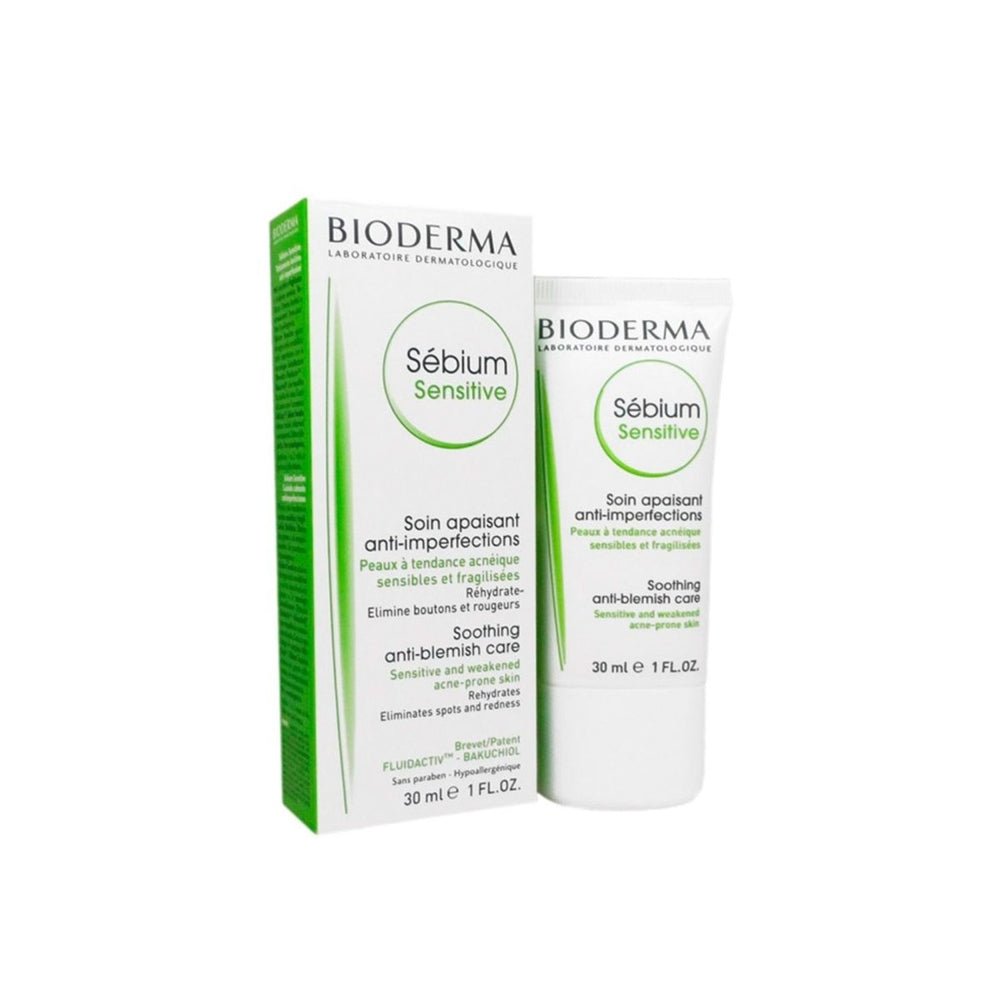 Bioderma Sebium Sensitive Soothing Care for Acne - Prone Skin 30ml - Beauty Tribe