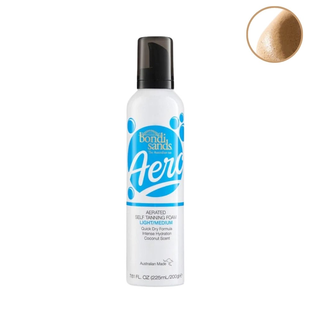 Bondi Sands Aero Self Tanning Foam Light/Medium 225ml - Beauty Tribe