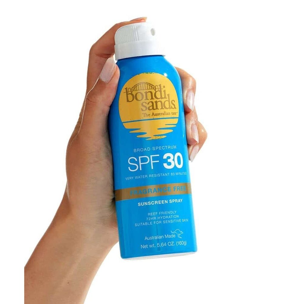 Bondi Sands SPF 30 Aerosol Mist Spray Fragrance Free 160g - Beauty Tribe