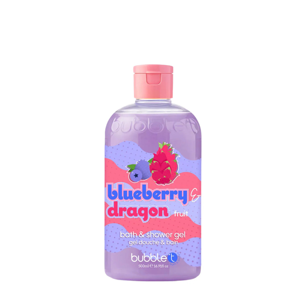 Bubble T Bath &amp; Shower Gel Blueberry &amp; Dragonfruit 500ml