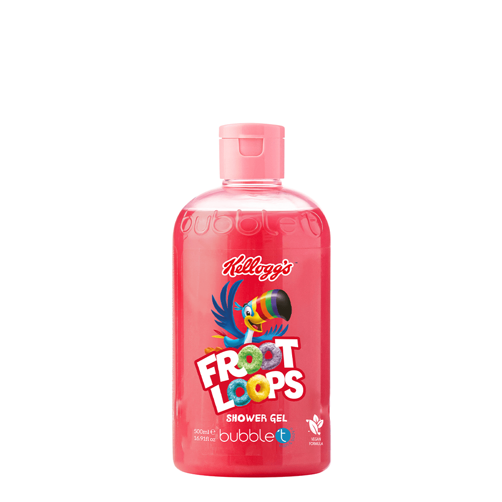Bubble T Bath &amp; Shower Gel Fruit Loops 500ml - Beauty Tribe