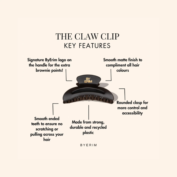 ByErim Luxury Claw Clip