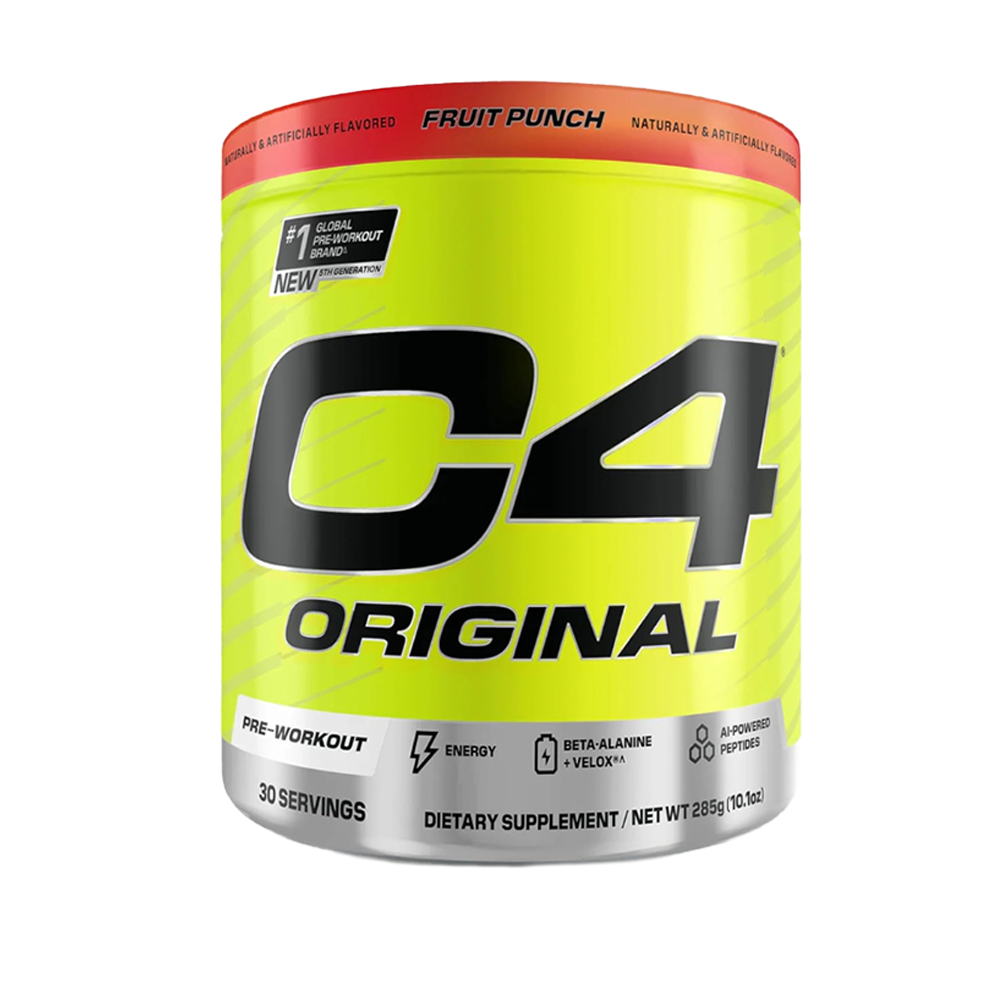 C4 Original Pre Workout Powder Fruit Punch Flavor – 30 Servings