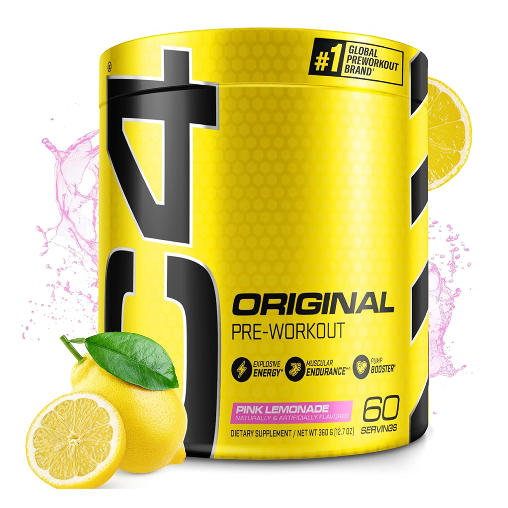 C4 Original Pre Workout Powder Pink Lemonade Flavor – 50 Servings