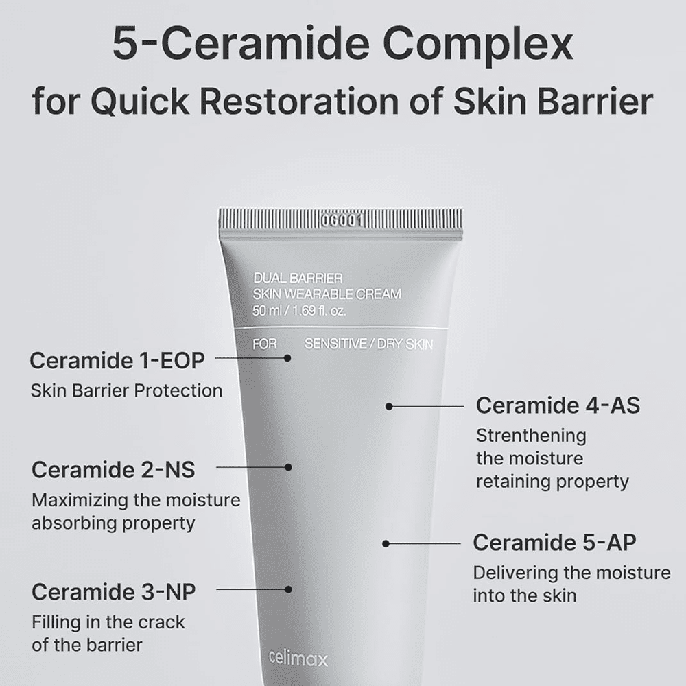 Celimax Dual Barrier Skin Wearable Cream 50ml - Beauty Tribe