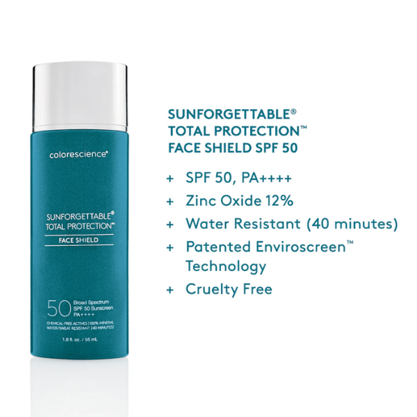 Colorescience Sunforgettable Total Protection Face Shield Classic SPF 50 55ml - Beauty Tribe