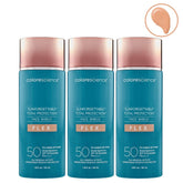 Colorescience Sunforgettable Total Protection Face Shield Flex SPF 50 Medium 55ml 3 Pack Set - Beauty Tribe