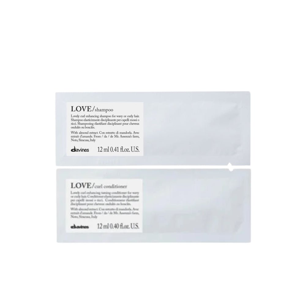 Davines Love Curl Shampoo & Conditioner 12ml - Beauty Tribe
