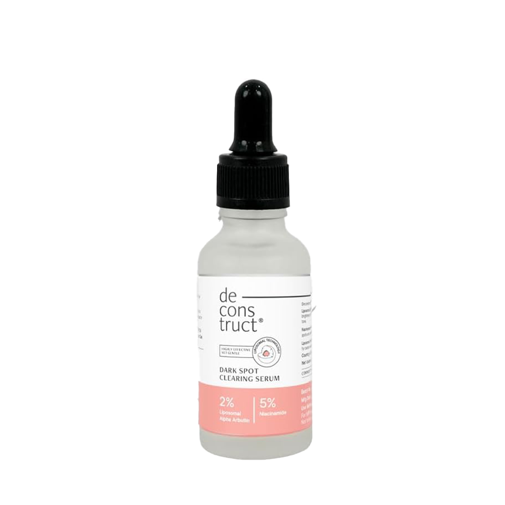 Deconstruct Clearing Serum 2% Alpha Arbutin + 5% Niacinamide | Anti - Pigmentation &amp; Tanning Face Serum | Clears Dark Spots, Marks, Hyperpigmentation | For both Men &amp; Women | 30ml
