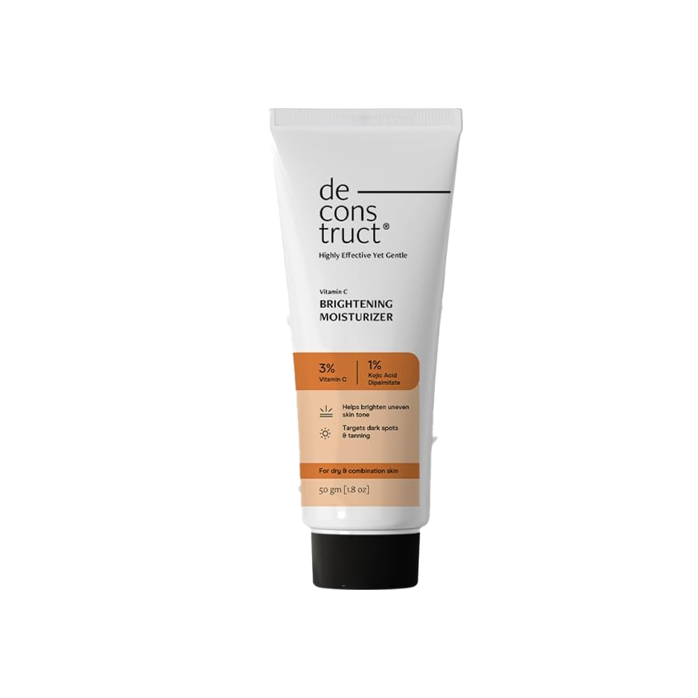 Deconstruct Niacinamide Brightening Face Cream | 5% Niacinamide + 1% Kojic Acid + 5% VitaminC + VitaminE| Face Cream For Dark Spots and Uneven Skin Tone | 50 gm
