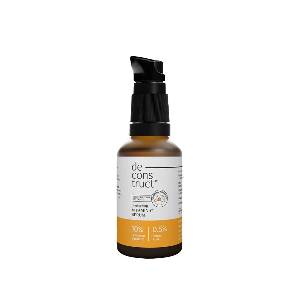Deconstruct Vitamin C Serum | 10% Vitamin C + 0.5% Ferulic Acid | Face Serum for Sun Damage | For Both Men &amp; Women | 30ML