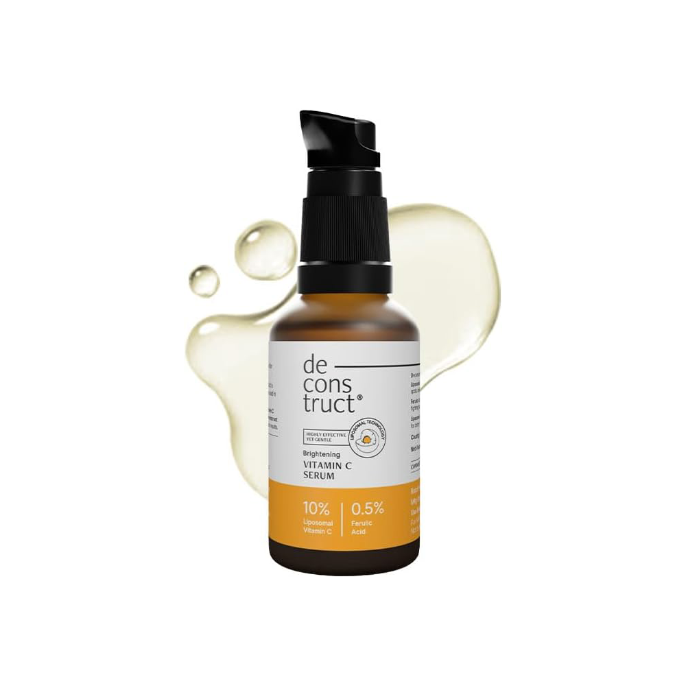 Deconstruct Vitamin C Serum | 10% Vitamin C + 0.5% Ferulic Acid | Face Serum for Sun Damage | For Both Men &amp; Women | 30ML