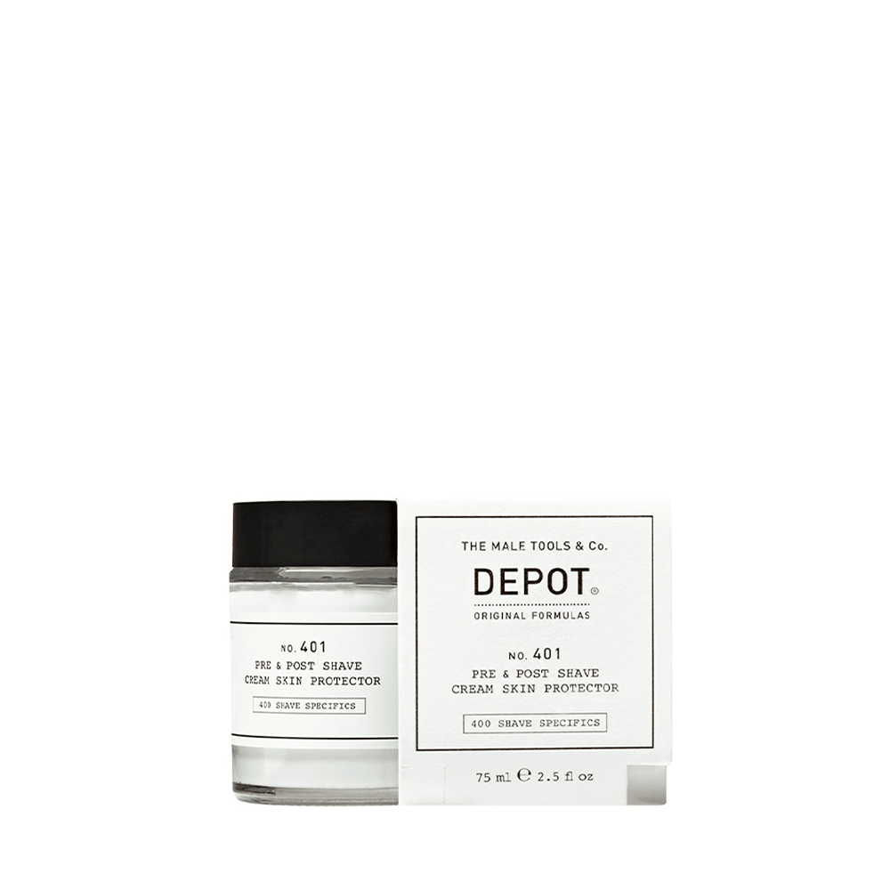 Depot 401 Pre &amp; Post Shave Cream Skin Protector 75ml - Beauty Tribe