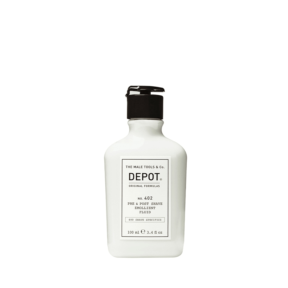 Depot 402 Pre &amp; Post Shave Emollient Fluid 100ml - Beauty Tribe
