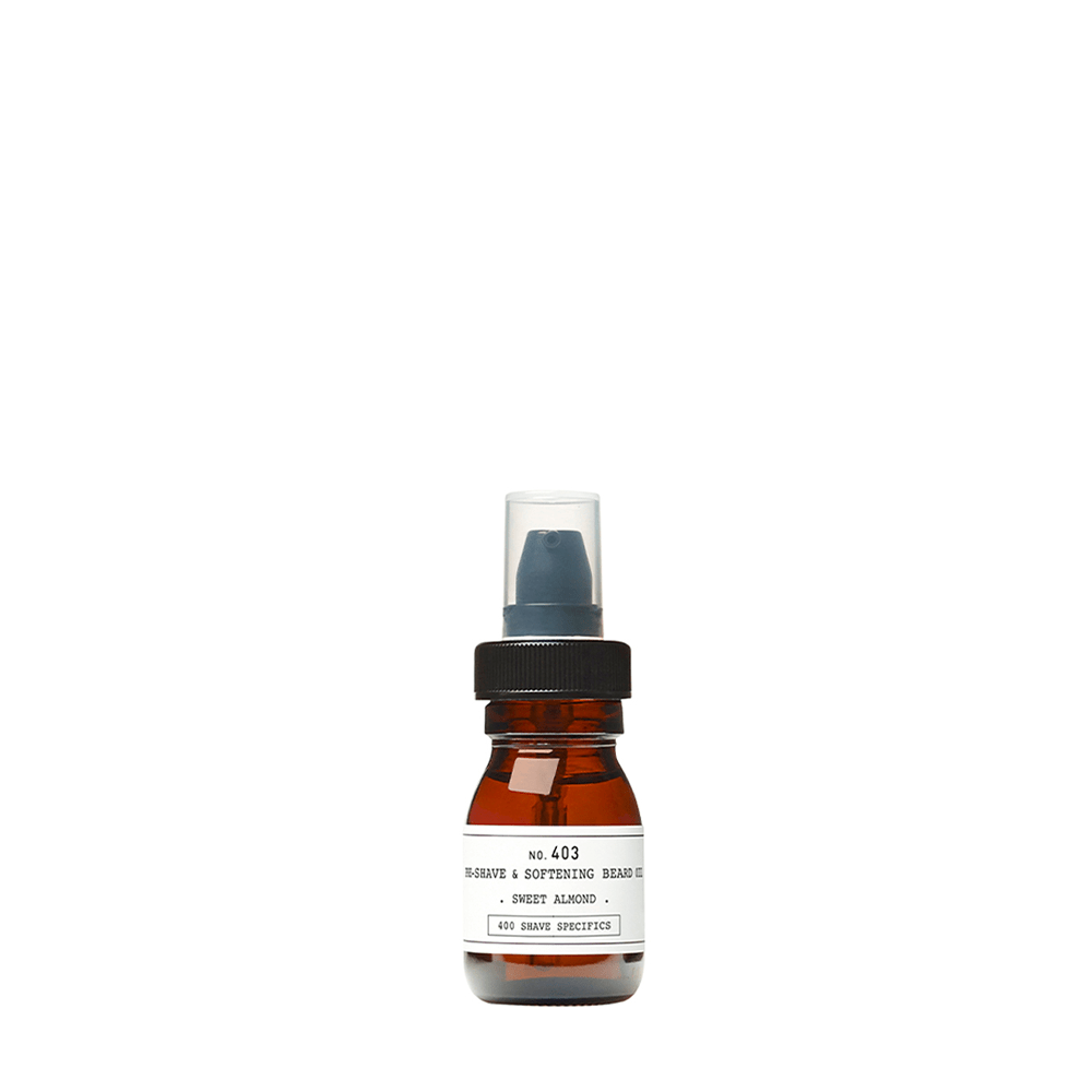 Depot 403 Pre-Shave &amp; Softening Beard Oil Sweet Almond 30ml - Beauty Tribe