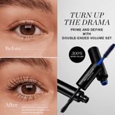 Double - Ended Volume Set (Primer/Mascara) - Beauty Tribe