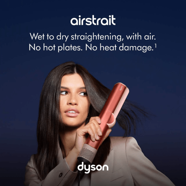 Dyson Airstrait™ Straightener (Strawberry Bronze/Blush Pink) - Beauty Tribe