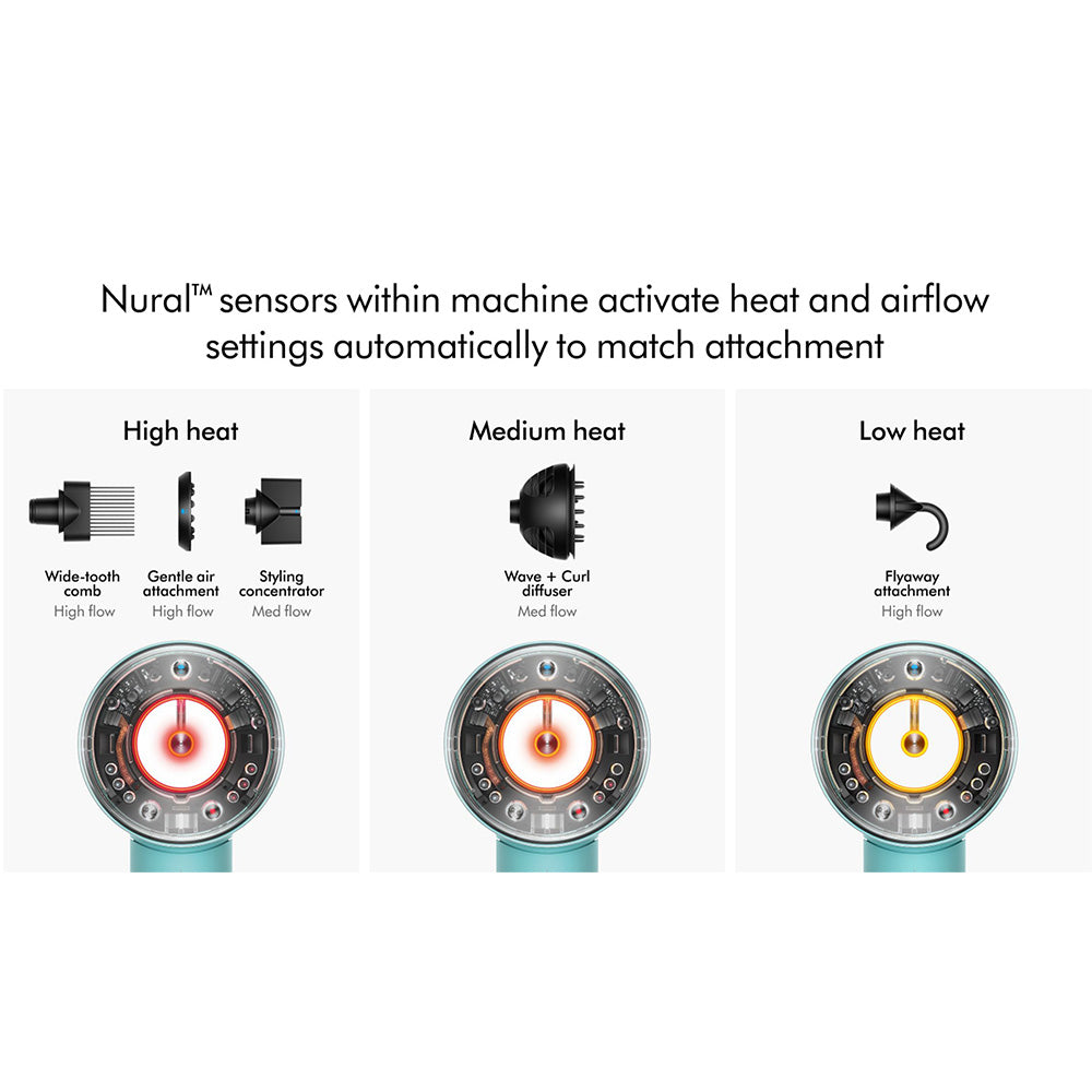 Dyson Supersonic Nural™ Hair Dryer - Ceramic Patina/Topaz