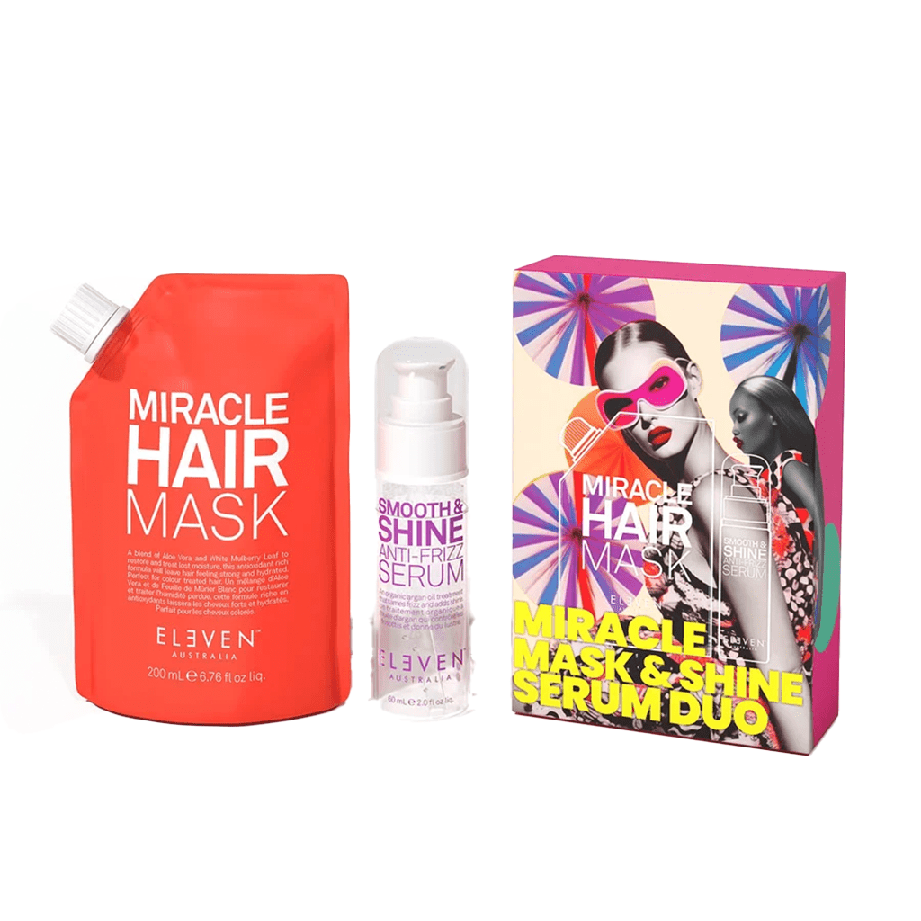 Eleven Australia Miracle Hair Mask &amp; Shine Serum Duo - Beauty Tribe