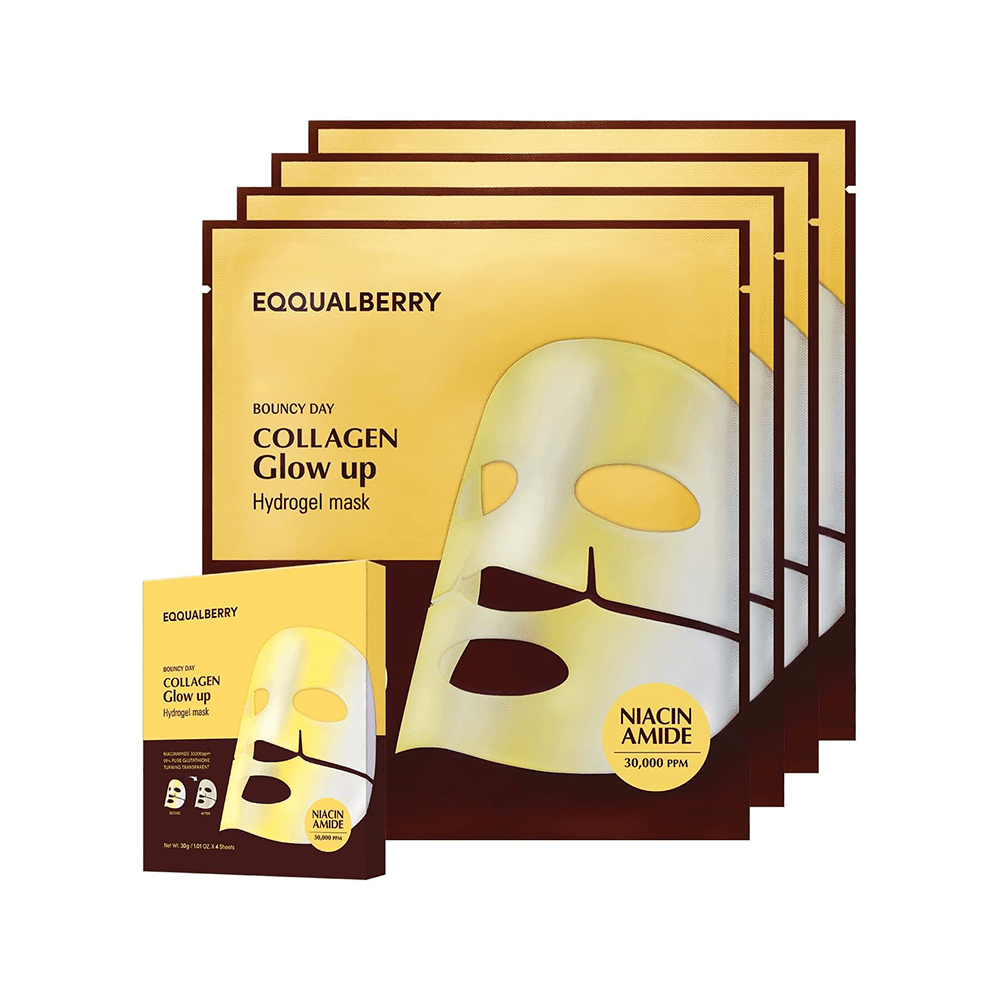 Eqqualberry Collagen Glow Up Mask with Niacinamide &amp; Low Molecular Collagen 120ml - Beauty Tribe