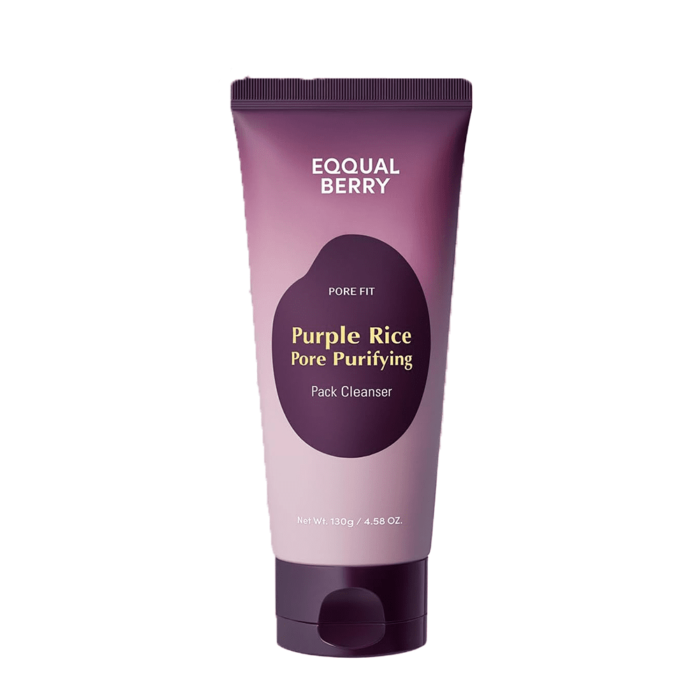 Eqqualberry Purple PDRN Pore Purifying Pack Cleanser 130g - Beauty Tribe