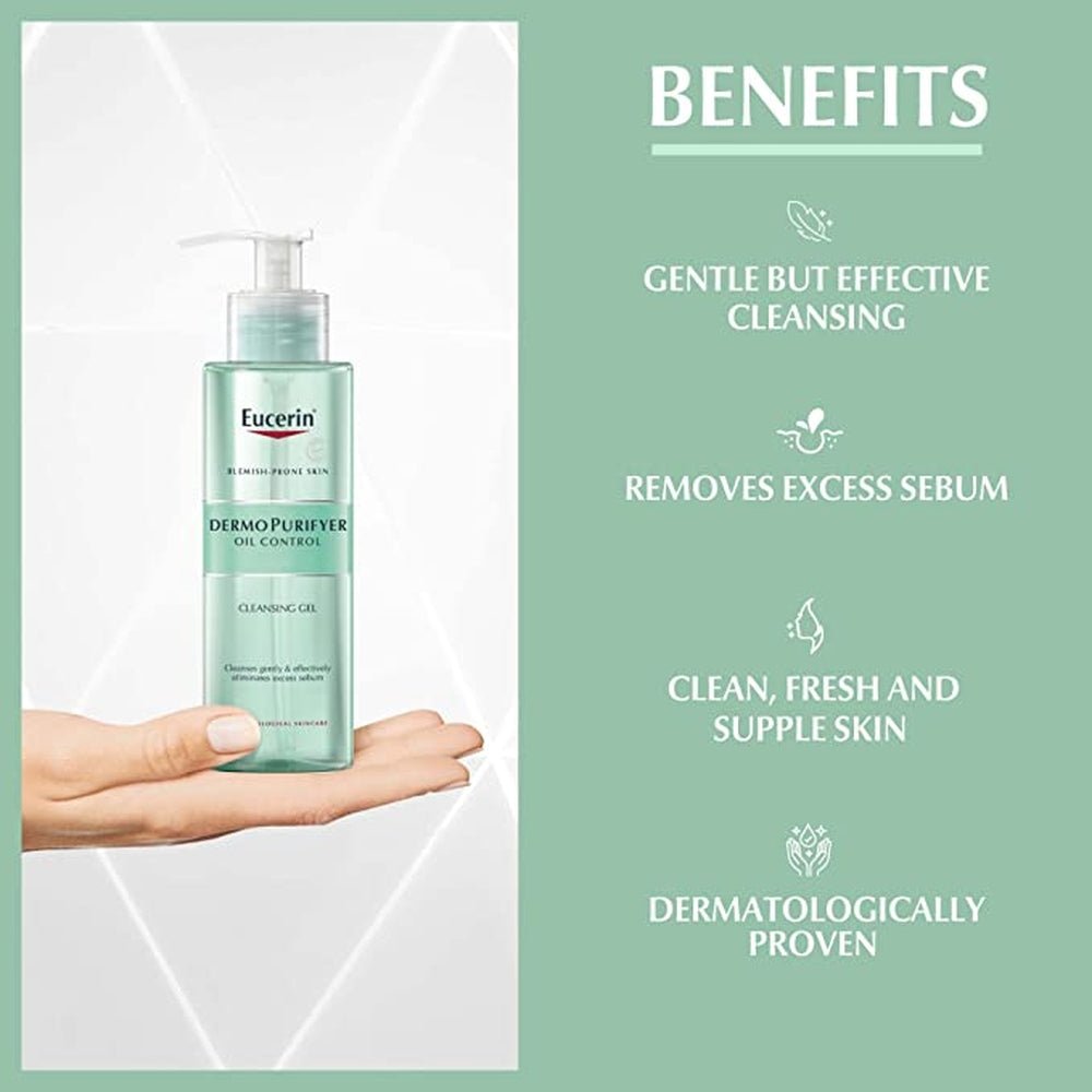 Eucerin DermoPurifyer Cleansing Gel - Beauty Tribe