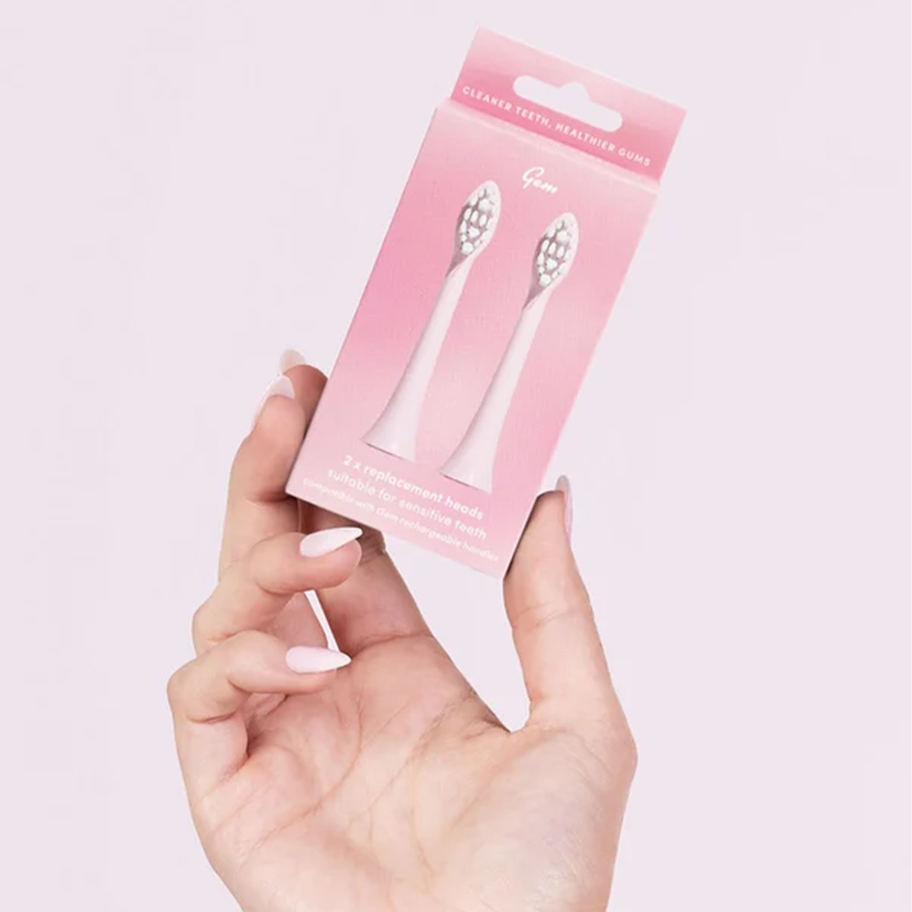 Gem Electric Toothbrush Replacement Heads Coconut