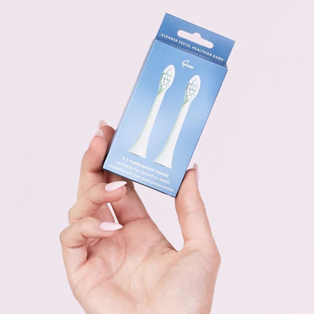 Gem Electric Toothbrush Replacement Heads Mint