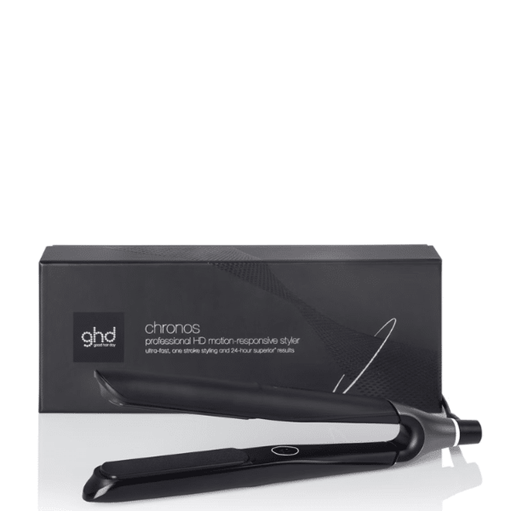 ghd Chronos Hair Straightener In Black - Beauty Tribe