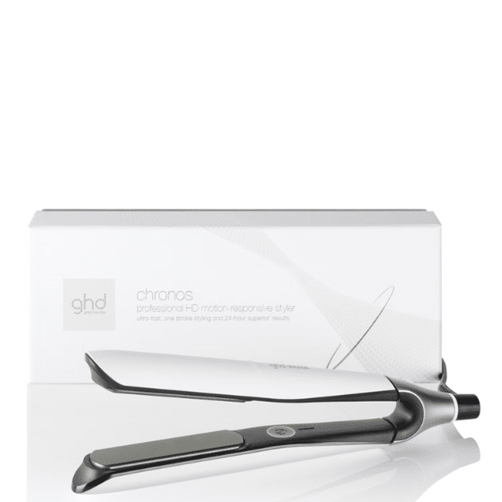 ghd Chronos Hair Straightener In White - Beauty Tribe