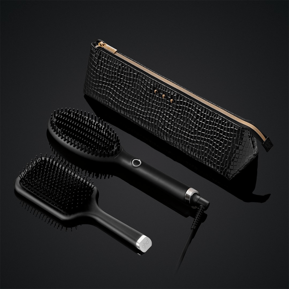GHD Glide Hot Brush Festive Gift Set - Black - Beauty Tribe