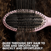 ghd Glide Hot Brush Pink Collection Professional Smoothing & Detangling Hot Brush - Beauty Tribe