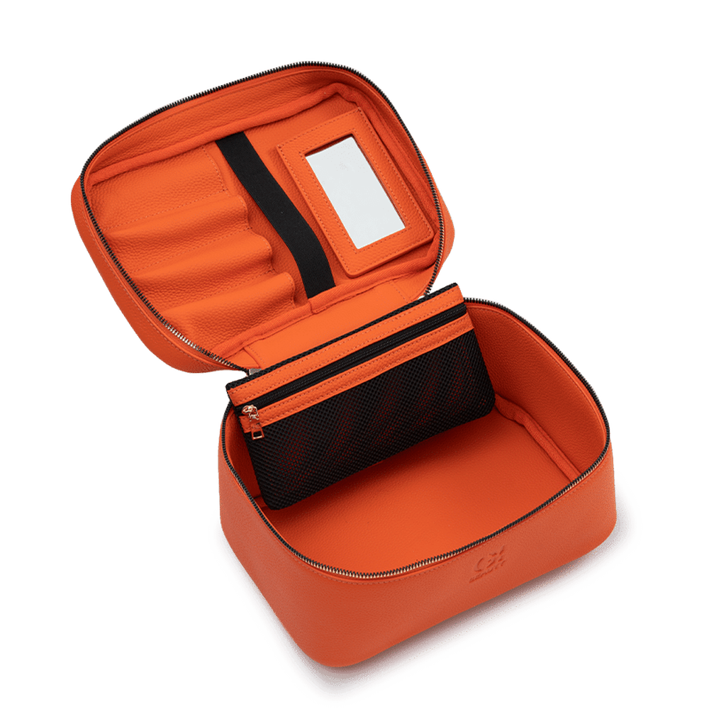 GI Beauty - Large Beauty Case - Orange - Beauty Tribe