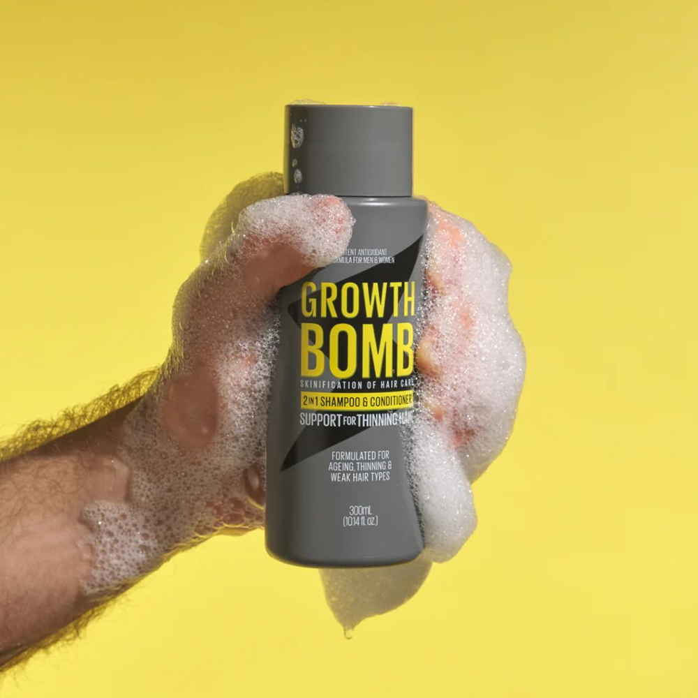 Growth Bomb High Strength 2-1 Shampoo &amp; Conditioner 300ml