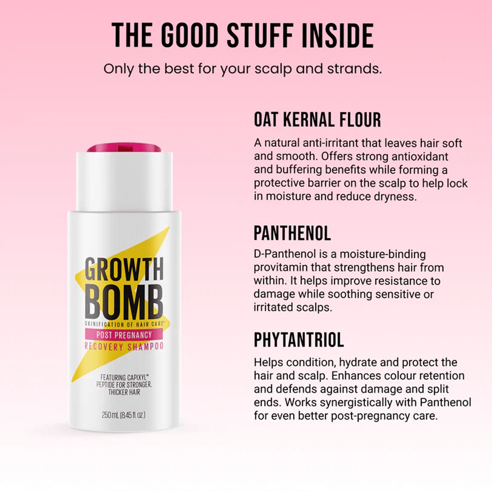Growth Bomb Post Pregnancy Recovery Shampoo 250ml - Beauty Tribe