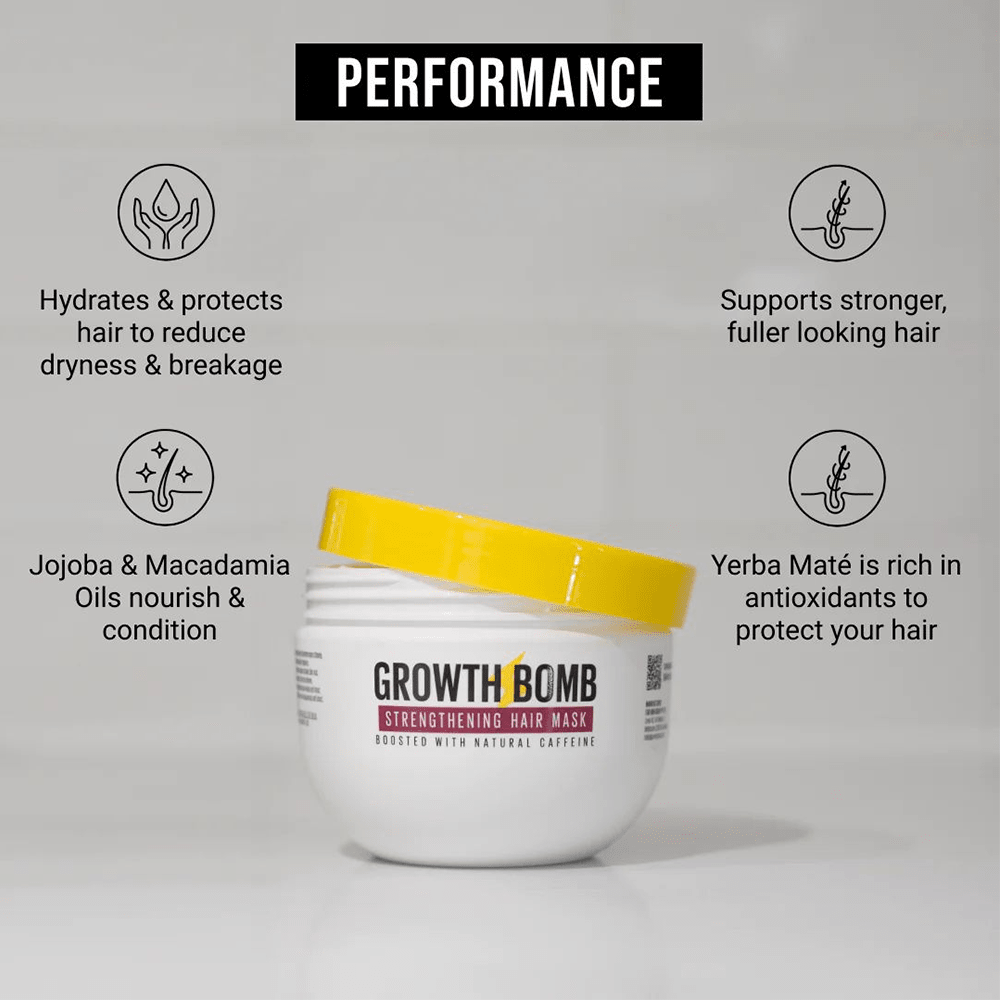 Growth Bomb Strengthening Hair Mask 235ml - Beauty Tribe