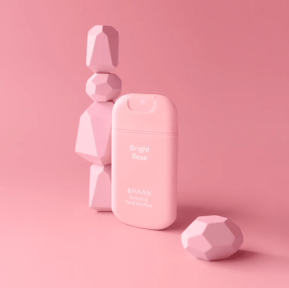 Haan Hand Sanitizer Bright Rose 30ml - Beauty Tribe