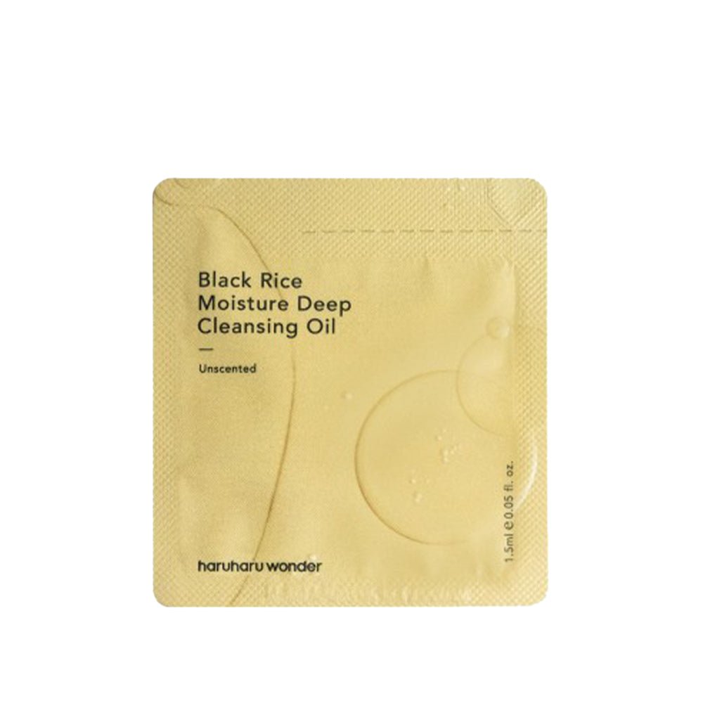 Haruharu Wonder Black Rice Moisture Deep Cleansing Oil 1.5ml - Beauty Tribe