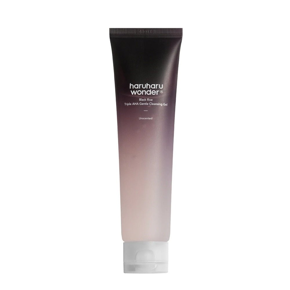 HaruHaru Wonder Black Rice Triple AHA Gentle Cleansing Gel 100 ml - Beauty Tribe