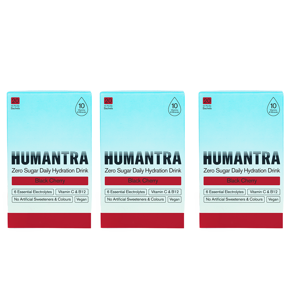 مجموعة Humantra Black Cherry المكونة من 3 قطع