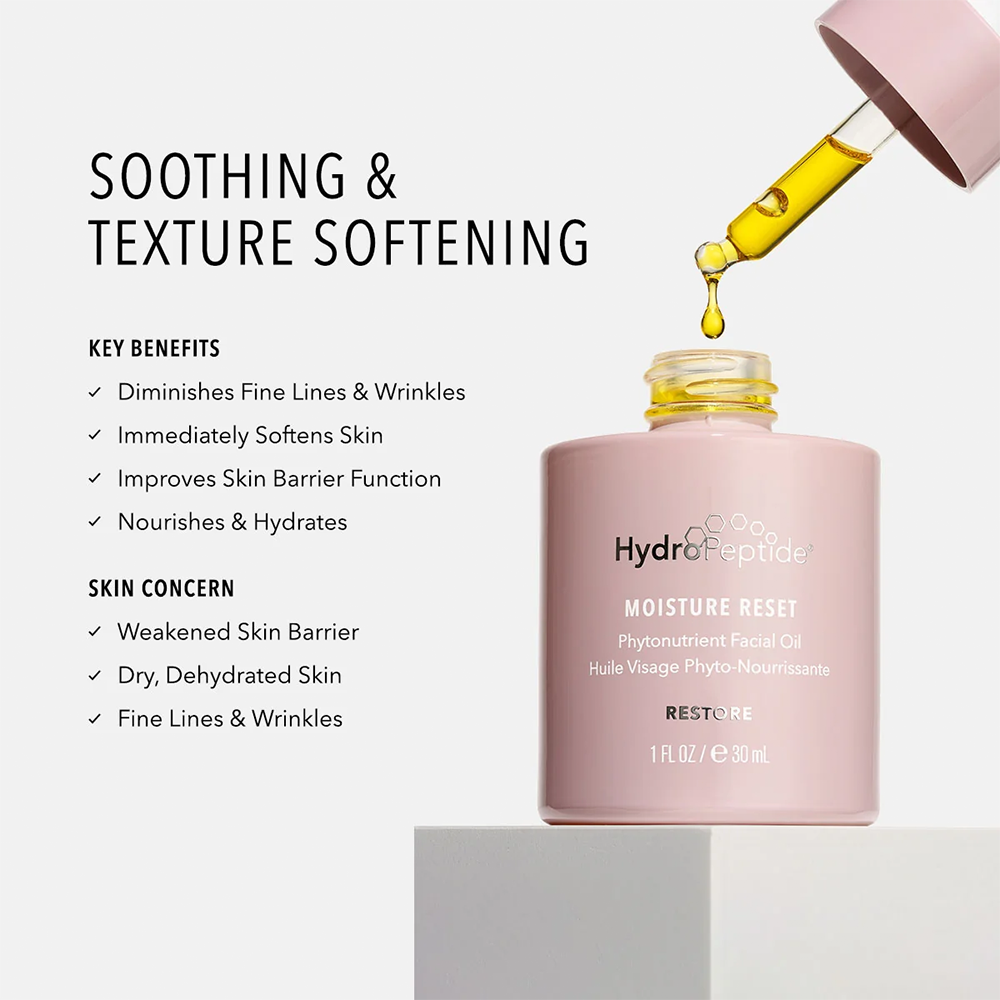 Hydropeptide Moisture Reset: Phytonutrient Facial Oil 30ml