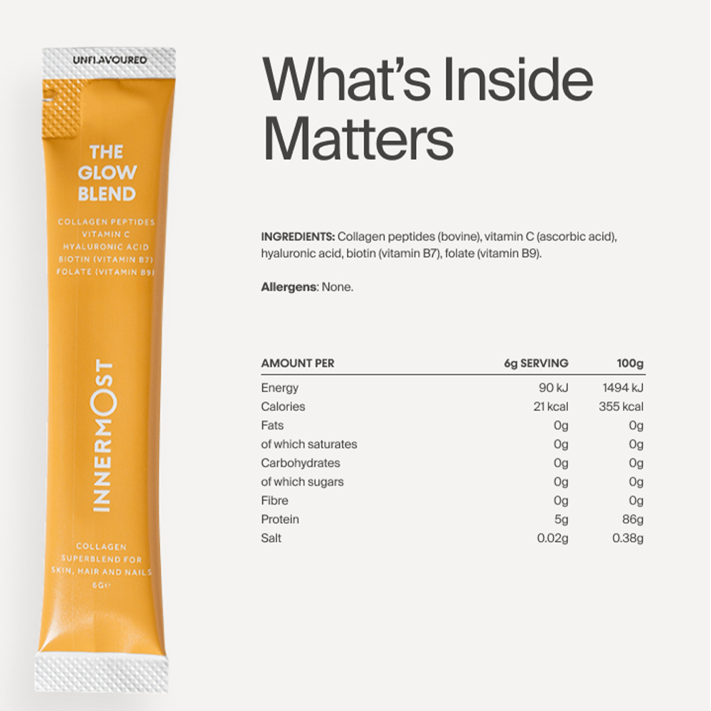 Innermost The Glow Blend | 7 Servings | Unflavoured - Beauty Tribe