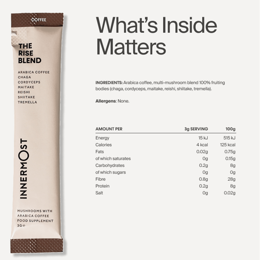 Innermost The Rise Blend | 30 Servings | Coffee (vegan) - Beauty Tribe