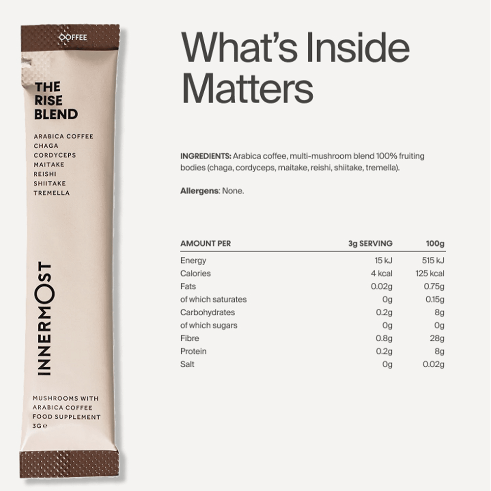 Innermost The Rise Blend | 7 Servings | Coffee (vegan) - Beauty Tribe