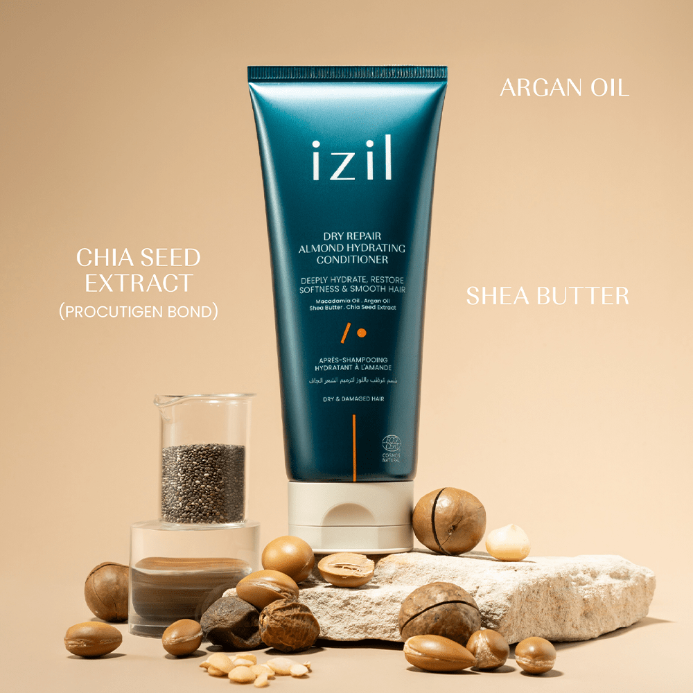 Izil Beauty Dry Repair Almond Hydrating Conditioner 200ml - Beauty Tribe