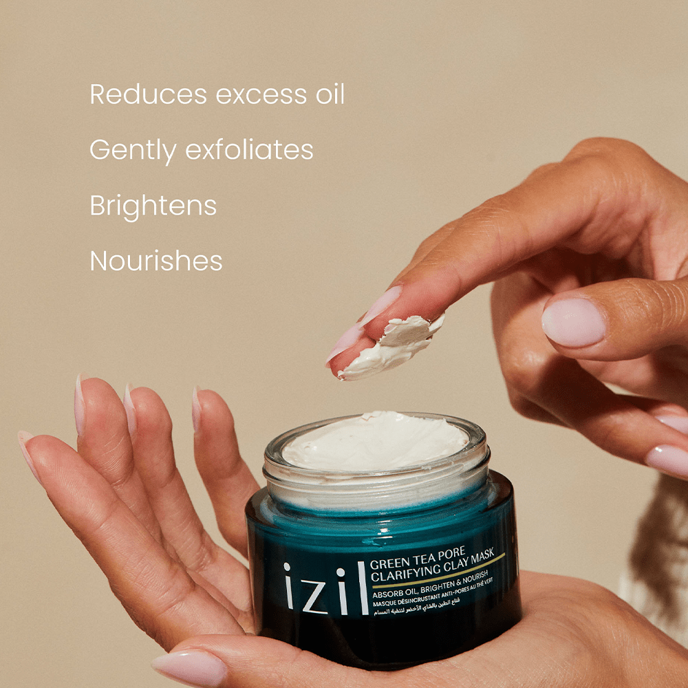 Izil Beauty Green Tea Brightening &amp; Clarifying Trio - Beauty Tribe