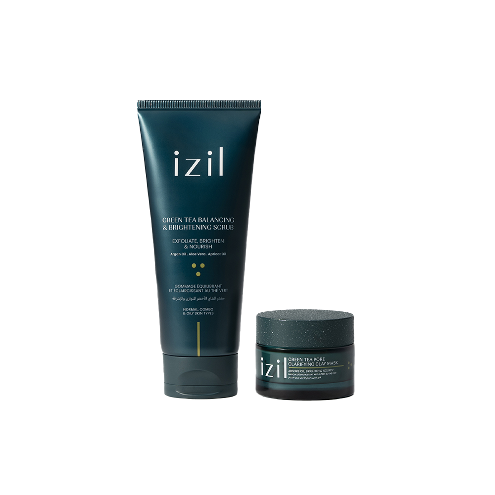 Izil Beauty Green Tea Oil-Control Duo
