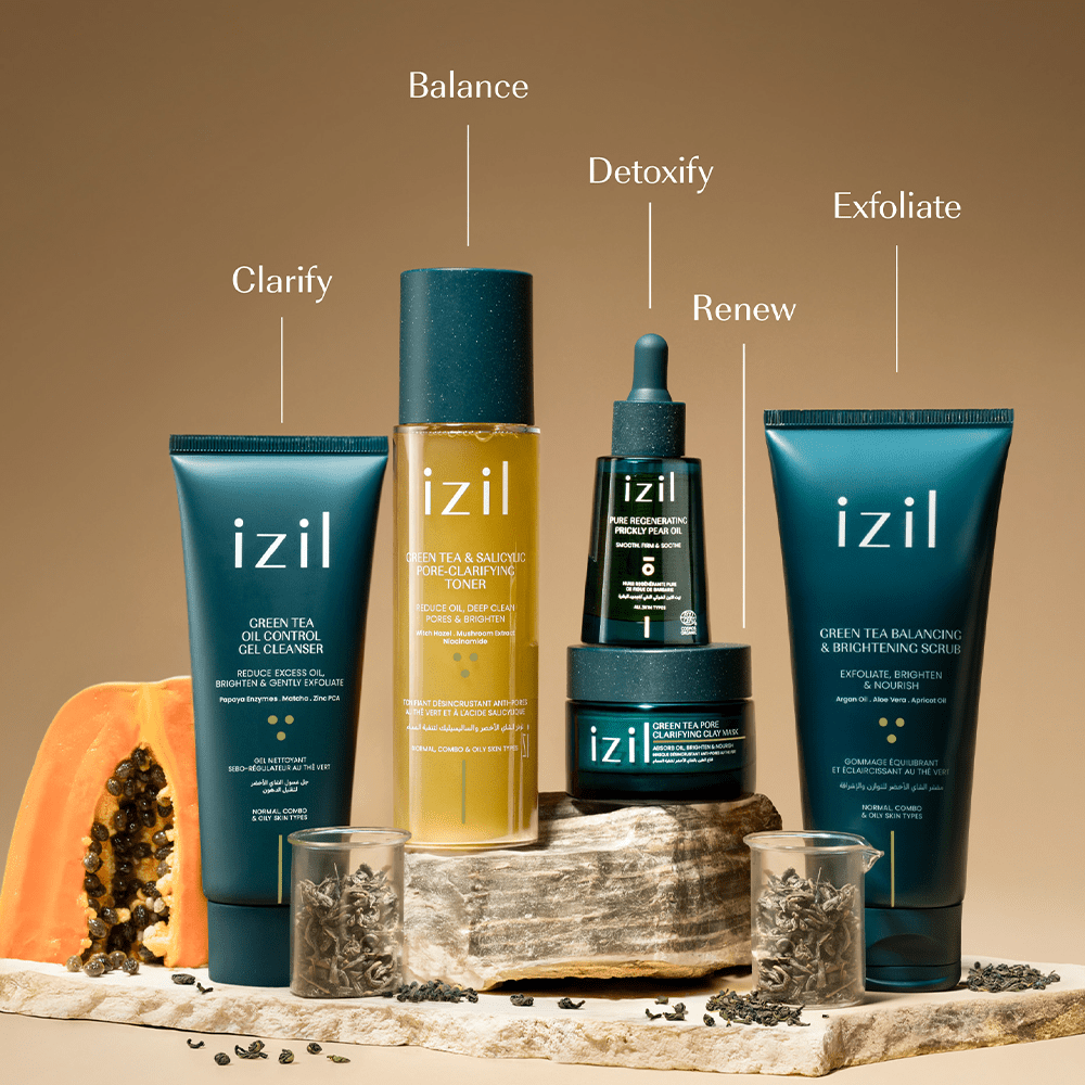 Izil Beauty Green Tea Oil Control Gel Cleanser 150ml - Beauty Tribe
