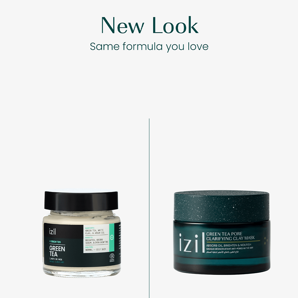 Izil Beauty Green Tea Pore Clarifying Clay Mask 60ml - Beauty Tribe